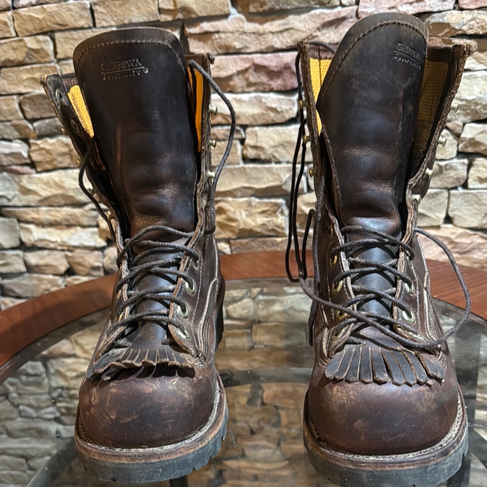 Chippewa Men's Brown Leather Boots